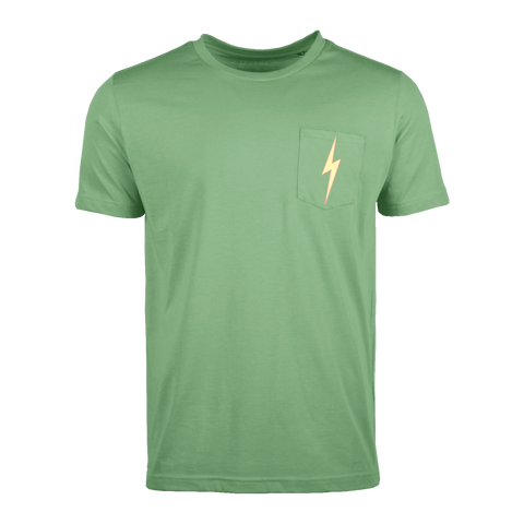 Lightning Bolt Men's OG SS Pocket Tee Deep Grass Green