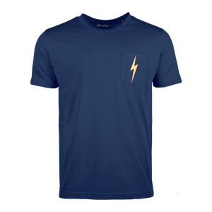 Lightning Bolt Men's OG SS Pocket Tee Insignia Blue
