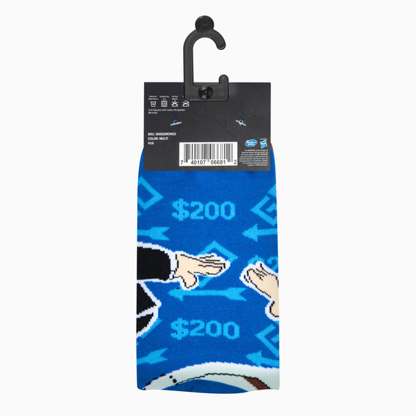 Odd Sox crew socks Monopoly Advance to Go Orange US 8-12