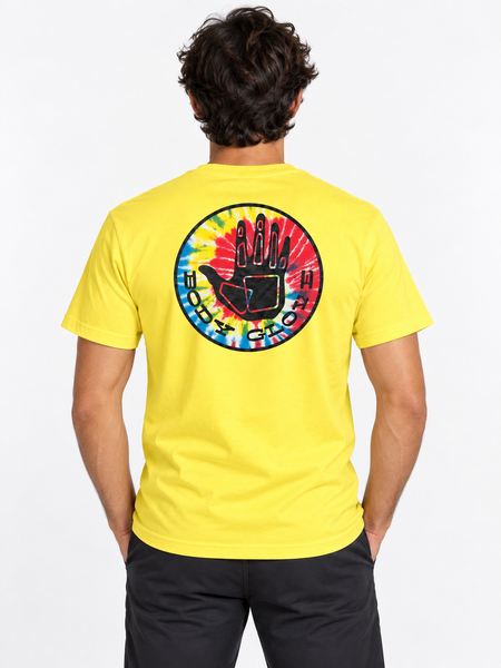 Body Glove tee shirt mens Tie Dye Lemon
