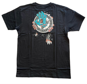 Santa Cruz Tee shirt Roskopp Screaming Target Black
