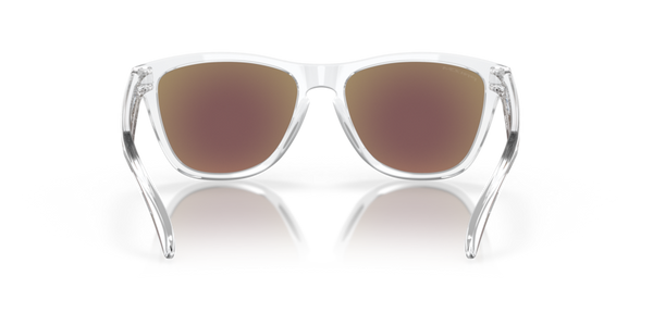 Oakley Frogskins Sunglasses – Crystal Clear, Prizm Sapphire (Size 55 XL)