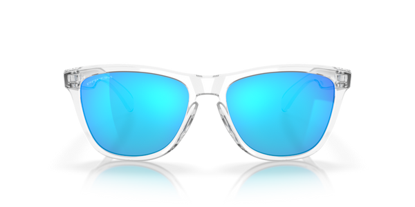 Oakley Frogskins Sunglasses – Crystal Clear, Prizm Sapphire (Size 55 XL)