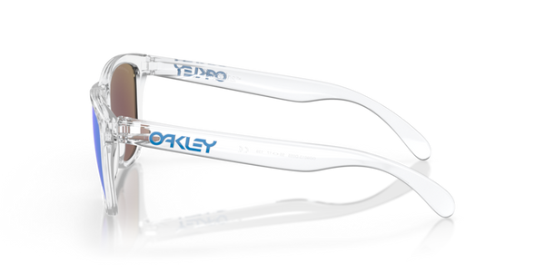 Oakley Frogskins Sunglasses – Crystal Clear, Prizm Sapphire (Size 55 XL)
