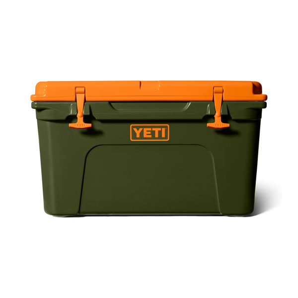 YETI Tundra® 45 Hard Cooler – Olive / King Crab Orange