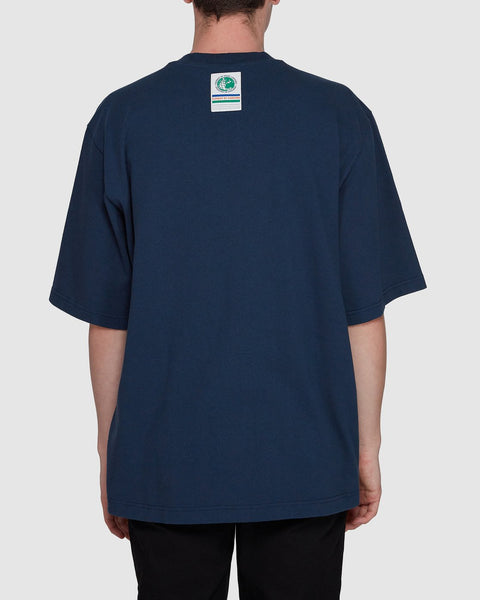 Element x Nigel Cabourn Sports Short Sleeve T-Shirt Indigo S1KTB3ELP0-120