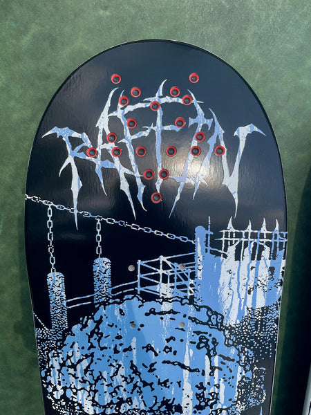 Creature skateboard deck RFFIN BLKMTL UV Activated 8.53"