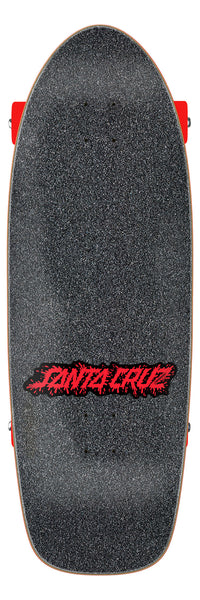 Santa Cruz cruiser Pigalodon Factory Skateboard Black Red 10.54"