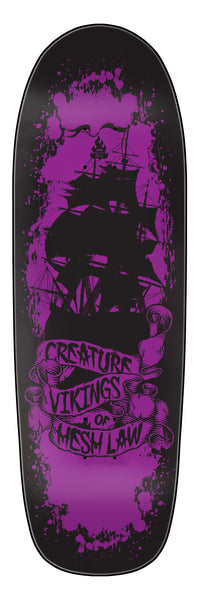 Creature skateboard deck Team Viking Hesh Law XX 9.55"