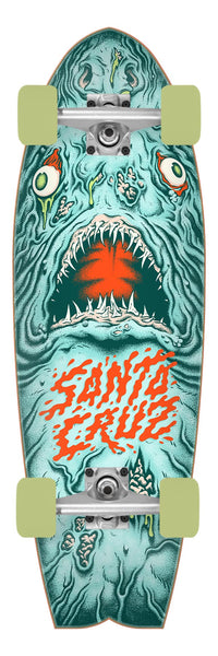 Santa Cruz cruiser skateboard complete Dead Shark 8.81"