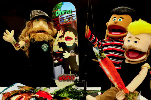 Creature skateboard deck Milton Martinez Fuzzy Fiends 8.6"