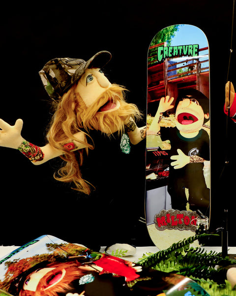 Creature skateboard deck Milton Martinez Fuzzy Fiends 8.6"