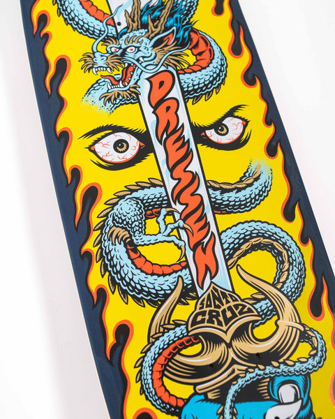 Santa Cruz skateboard deck Dressen Sword Pro Shaped 9.25"