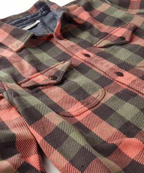 Outerknown Men's Blanket Shirt Astrodust Balboa Check 1310205ABH
