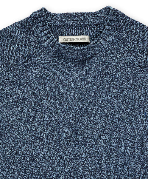 Outerknown Men's Hemisphere Sweater Blue Horizon Marl 1410075BHI