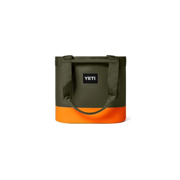 YETI Camino® 20 Carryall Tote Bag – Olive / King Crab Orange