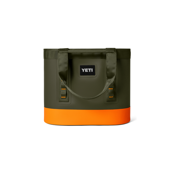 YETI Camino® 35 Carryall Tote Bag – Olive / King Crab Orange