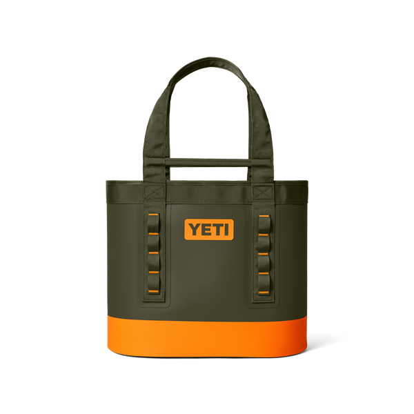 YETI Camino® 35 Carryall Tote Bag – Olive / King Crab Orange