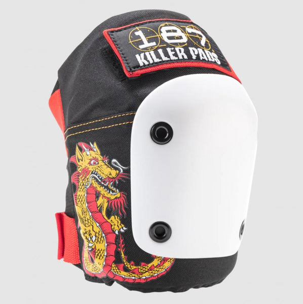 187 Killer Pads Caballero Adult Six Pack Set Black Red Gold