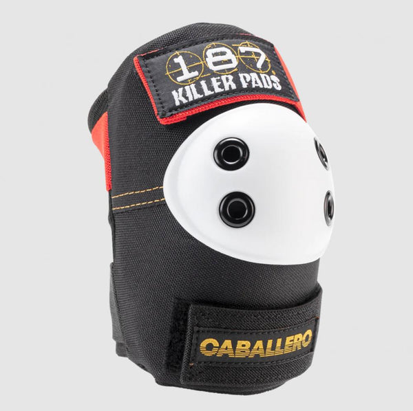 187 Killer Pads Caballero Adult Six Pack Set Black Red Gold