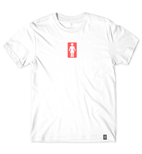 Girl skateboard Knockout OG Tee shirt white