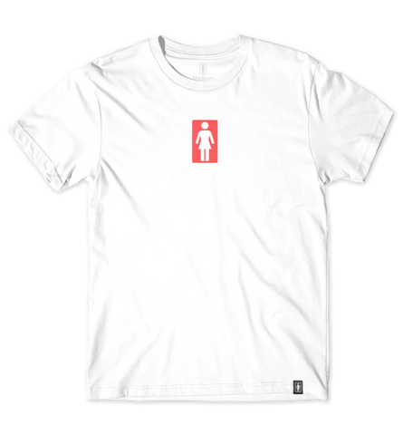 Girl skateboard Knockout OG Tee shirt white