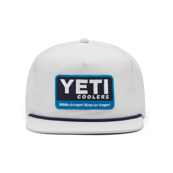 Yeti Coolers® “Wildly Stronger” Flat Brim Rope White