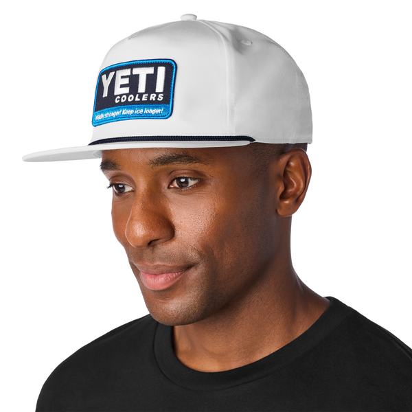 Yeti Coolers® “Wildly Stronger” Flat Brim Rope White