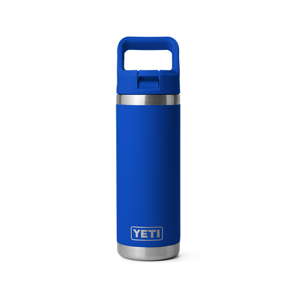 Yeti Rambler Straw Bottle Insulated Royal Blue 18oz - 532ml