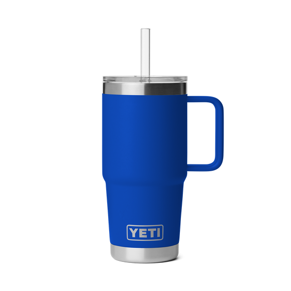 Yeti Rambler Straw Mug Insulated Royal Blue 25oz - 739ml