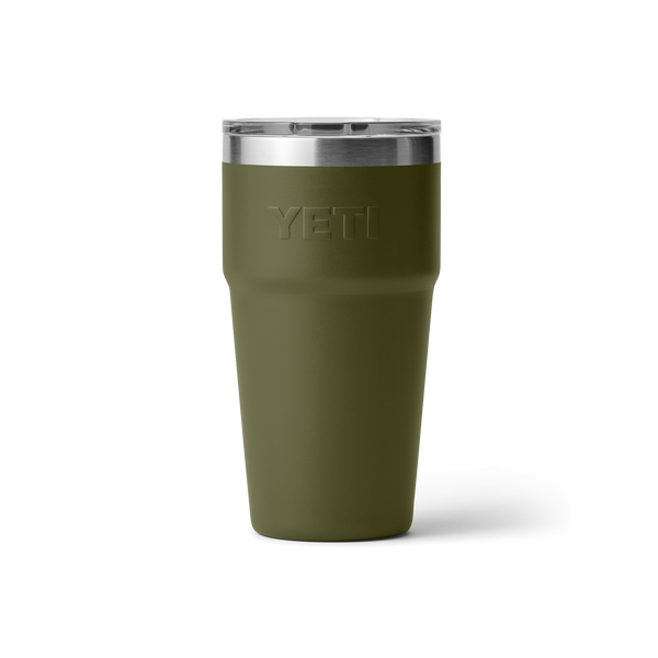 YETI Rambler® Stackable Cup Insulated – Olive / King Crab Orange – 20oz / 591ml