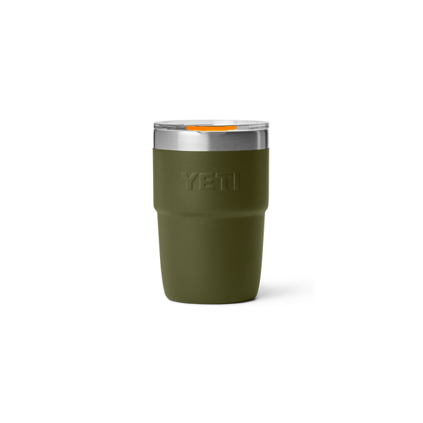 YETI Rambler® Stackable Cup Insulated – Olive / King Crab Orange – 8oz / 236ml