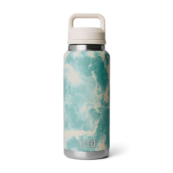 Yeti Rambler Bottle Insulated Sea View with chug cap 36oz - 1.06L