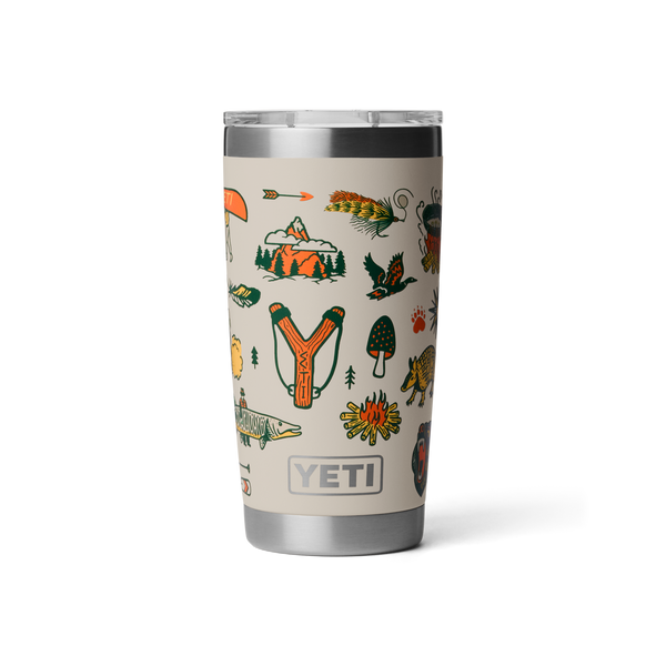 Yeti Rambler Tumbler Insulated Cape Summer Camp 20oz - 591ml