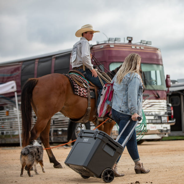 YETI Roadie® 60 Wheeled Cool Box – Rescue Red