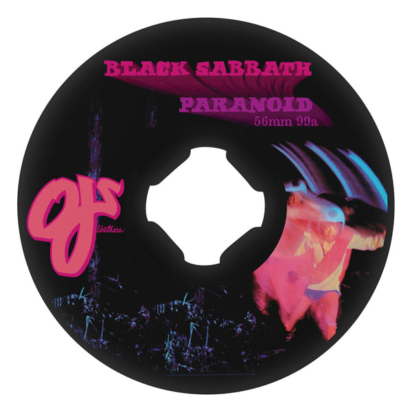 OJ skateboard wheels x Black Sabbath Paranoid Chubbies 99a 56mm