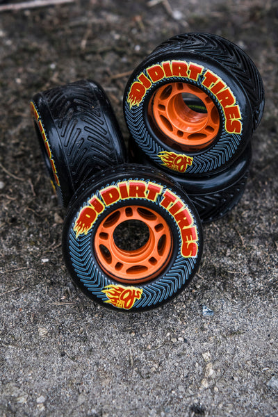 OJ skateboard wheels Dirt Tires Thunder Juice 78a Black 70mm