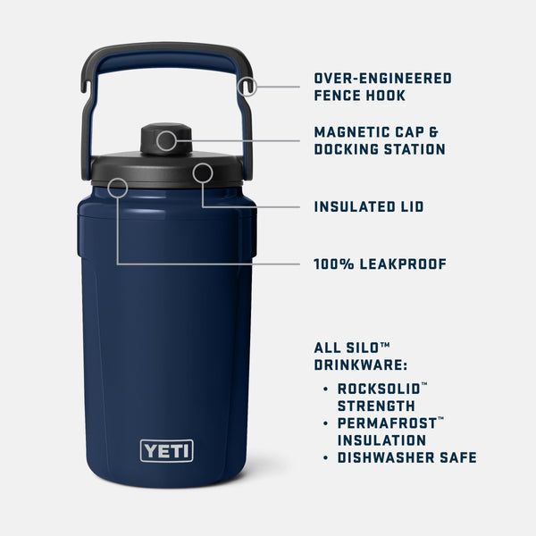 Yeti Silo™ Half Gallon Jug with MagDock™ Chug Cap - 1.89L