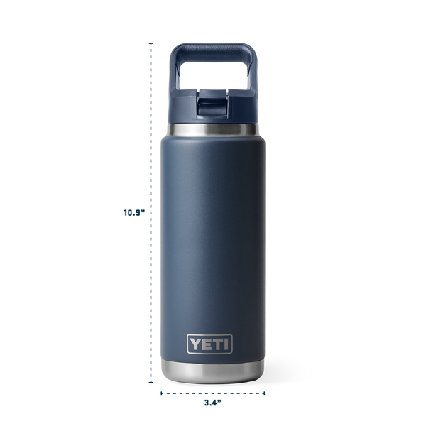 Yeti Rambler Straw Bottle Insulated Royal Blue 26oz - 769ml