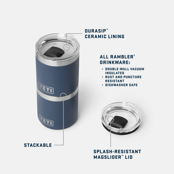 Yeti Rambler® Stackable Lowball with DuraSip™ Ceramic Lining 10oz - 295ml