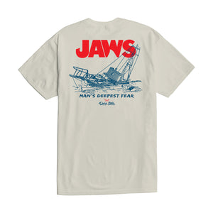 Dark Seas x Jaws Deepest Fear Tee shirt cream 304000510J