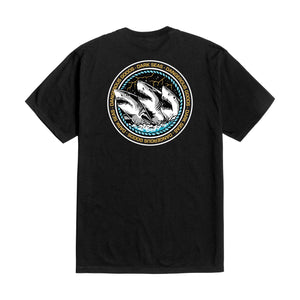 Dark Seas Threefold tee shirt black 304000515