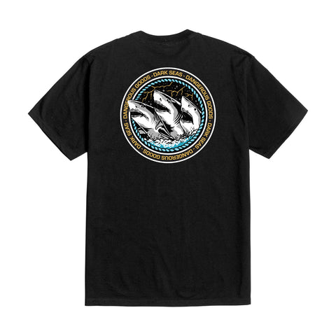 Dark Seas Threefold tee shirt black 304000515