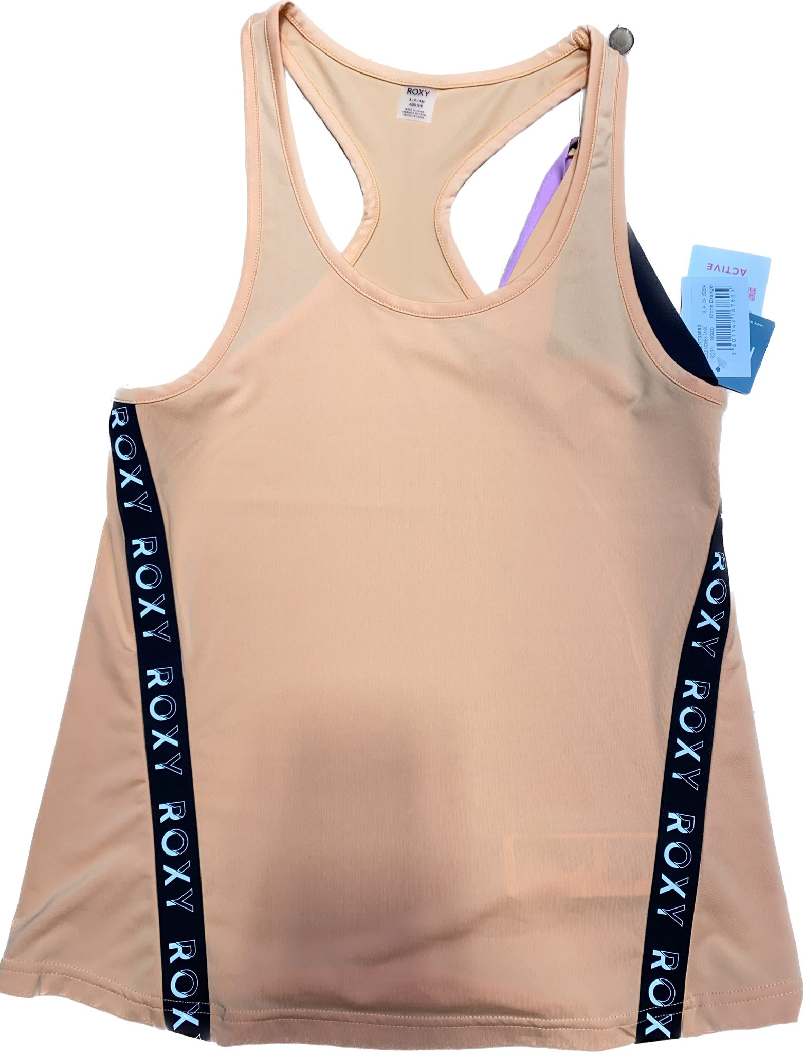 Roxy Bold Moves Tank Mock Orange Sample 60% Off SERJKT03993