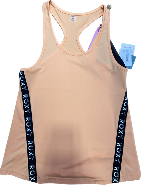 Roxy Bold Moves Tank Mock Orange Sample 60% Off SERJKT03993