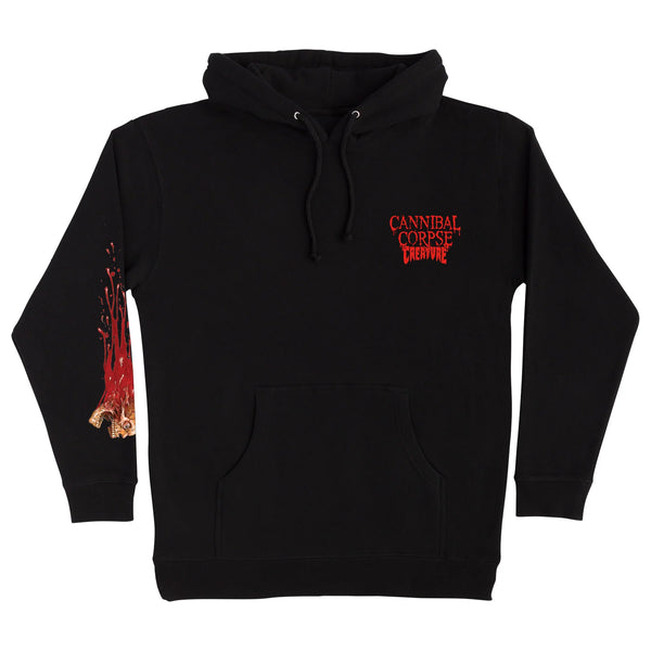 Creature pullover hoodie Cannibal Corpse Black