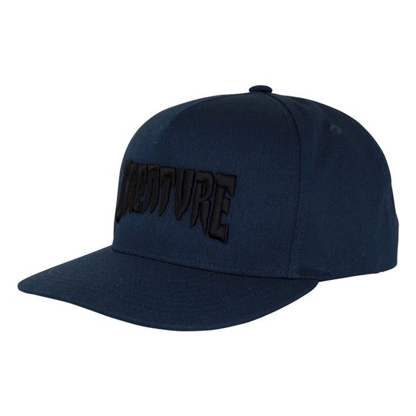 Creature cap Mono Logo snapback Black