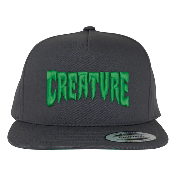 Creature cap Mono Logo snapback Dark Grey