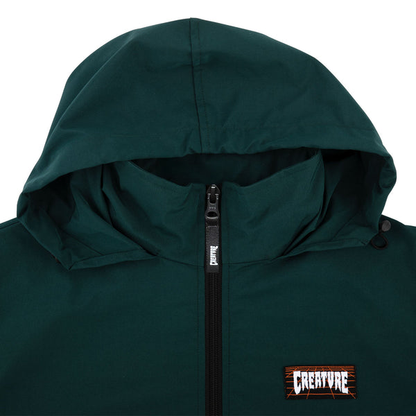 Creature Packable Windbreaker Lost At Sea Black Green