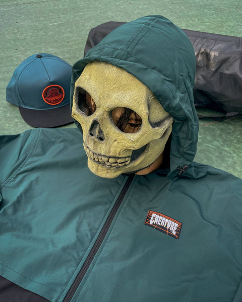 Creature Packable Windbreaker Lost At Sea Black Green